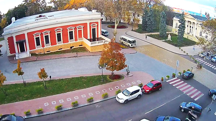 Онлайн веб-камера у Аллеи Звёзд в Одессе